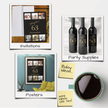 New Chapter Black And Gold Birthday Celebration