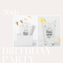 Classic White 50th Birthday 