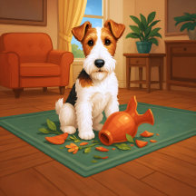 Wire Hair Fox Terrier - Definitely Not Guilty