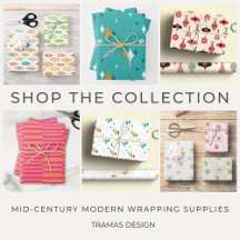 Mid-Century Modern Wrapping Supplies