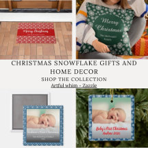 Christmas snowflake pattern gifts and home decor