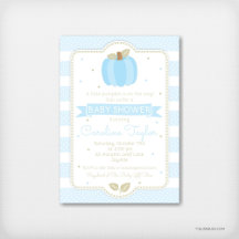 Blue Pumpkin Baby Shower