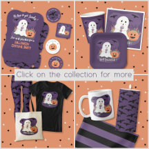 Adorable Ghost Purple Halloween Party Supplies
