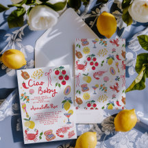 Italian summer baby shower
