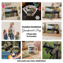 Grandma Established 3 Photo Gifts for Grandma