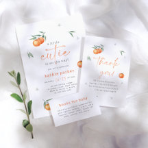 A Little Cutie Orange Citrus Baby Shower