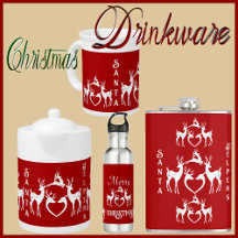 Unique Design Christmas Drinkware 