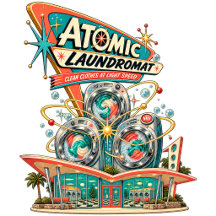 Atomic Laundromat – 1950s Retro Americana