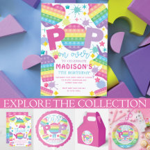 Pop It Birthday Party