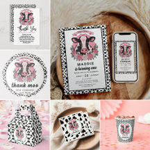 Holy Cow, I'm One! Cowgirl 1st Birthday Party