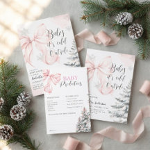 Pink Bow Baby, It's Cold Outside Collection