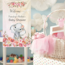 Elephant Boho Chic Baby Shower