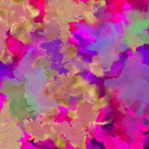 Abstract watercolor purple, gold, & pink wedding 