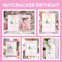 Nutcracker Pink Bow Birthday