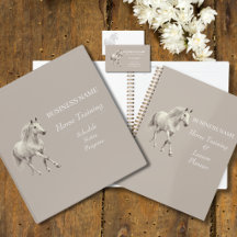 Equestrian Business Organizational Set - Neutral