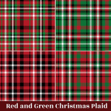 Classic red and green Christmas plaid tartan Gifts