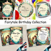 Enchanted Forest Woodland Fairytale 1st Birthday
