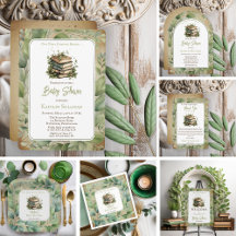 Our Next Chapter Begins Books   Leaves Baby Shower