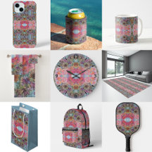 Lovely Chic Flower Garden Watercolor Painting