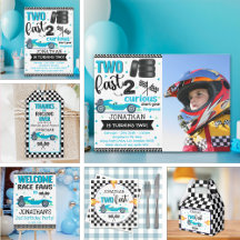 Funny 2nd Birthday Race Car Driver