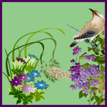 Nature Birds Greenery Floral Blooms Gifts