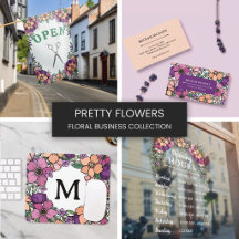 Beautiful Florals Business Stationery & Promo