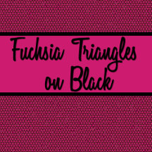 Geometric Fuchsia Triangles on Black