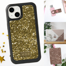 Fabulously Faux Glitter Tech Accessories