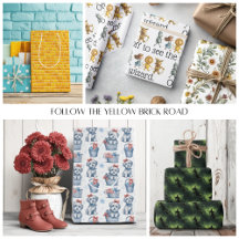 Follow the Yellow Brick Road Gift Wraps