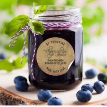Rustic Homemade Jam Lables