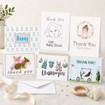 Baby Thank You Cards