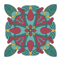 Ethnic Harmony Square Mandala