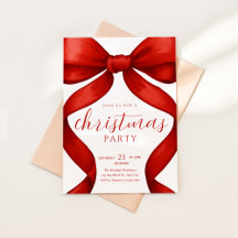 Christmas Party Invitations