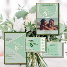 Mint Green Minimalist Wedding Suite