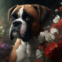 Assiettes En Carton Chien Boxer