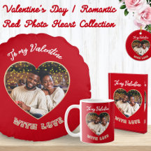 Valentine's Day | Romantic Red Photo Heart