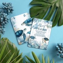 Under the Sea Blue Baby Shower