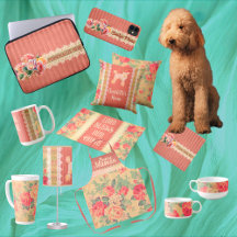 Shabby Chic Vintage French Poodle Home Decor