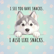 Husky Lovers & Snacks Style: Unique Gifts for Dog 
