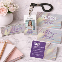 Holographic Gold Marble Professional