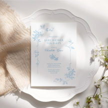 Elegant Classic Baby Shower Invitation Collection