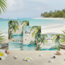 Paradise Palms Tropical Beach Wedding🌴