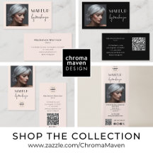 Blush Pink Script Photo Logo Makeup Business Suite