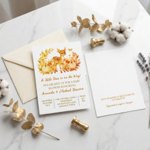 Whimsical & Elegant Baby Shower Invitations