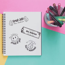 Personalized Classroom Stamps for Teachers 