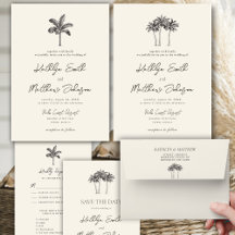 Palm Tree Destination Wedding 