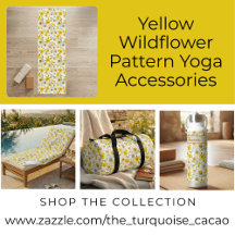Yellow Wildflowers Pattern Sport Games Collection