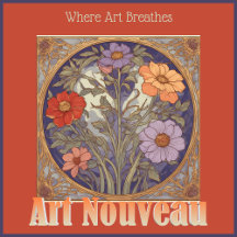 Art Nouveau Botanical Decorative Home & Lifestyle 