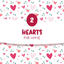 Hearts pattern Nº2 for home 