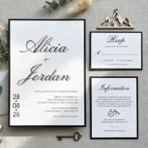 Minimalist Chic Calligraphy Wedding Collection
